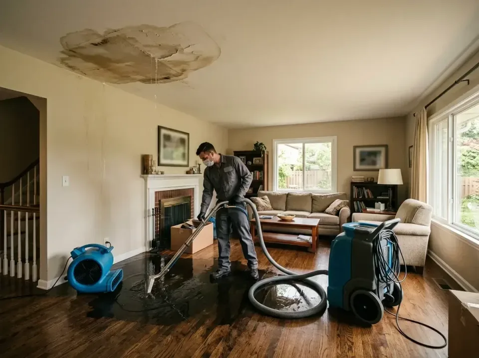 attic-pipe-burst-ceiling-drip-008 — frequently asked questions, Water Damage Restoration & Carpet Care in Sandpoint, ID